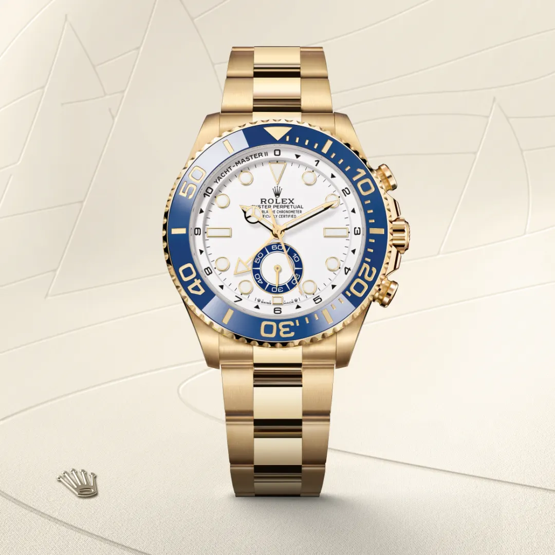 rolex Yacht-Master II in 18 kt yellow gold, M126688-0001 - underwood jewelers