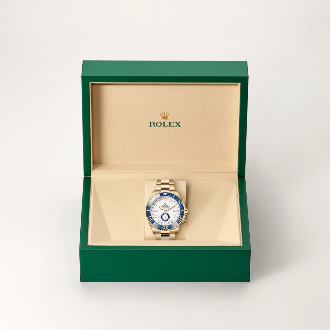 rolex Yacht-Master II in 18 kt yellow gold, M126688-0001 - underwood jewelers