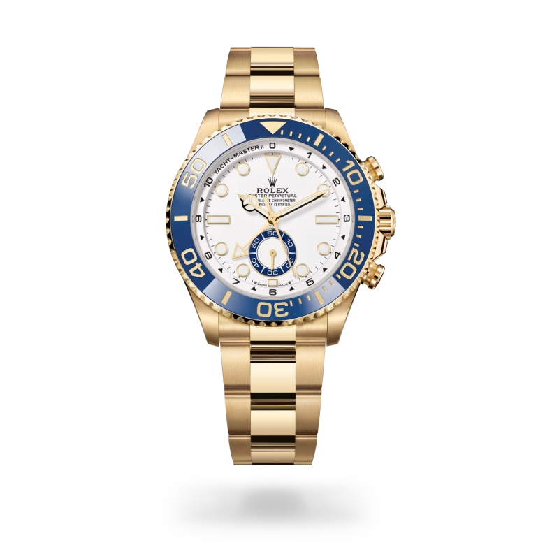 rolex Yacht-Master II in 18 kt yellow gold, M126688-0001 - underwood jewelers