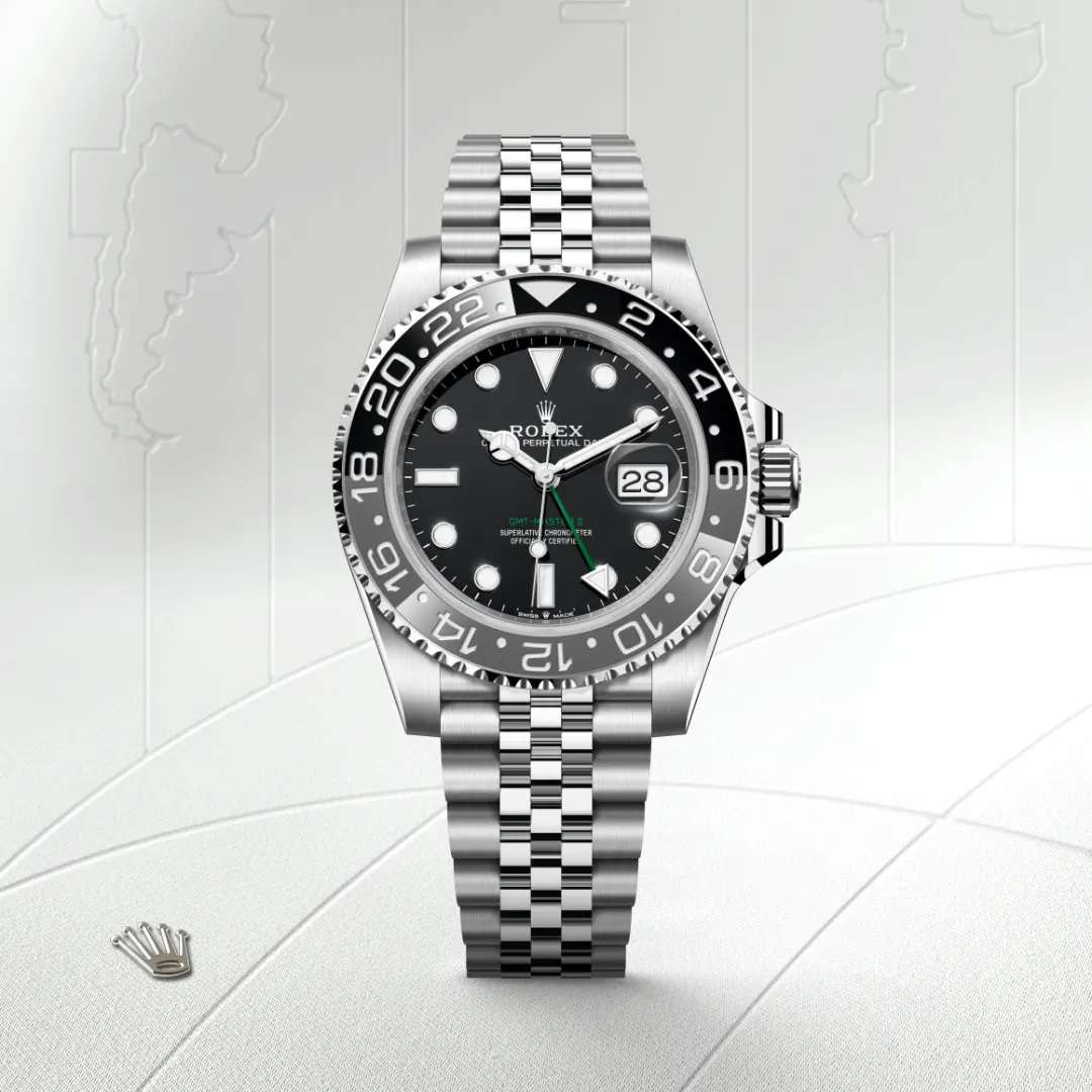 rolex GMT-Master II in Oystersteel, M126710GRNR-0003 - underwood jewelers