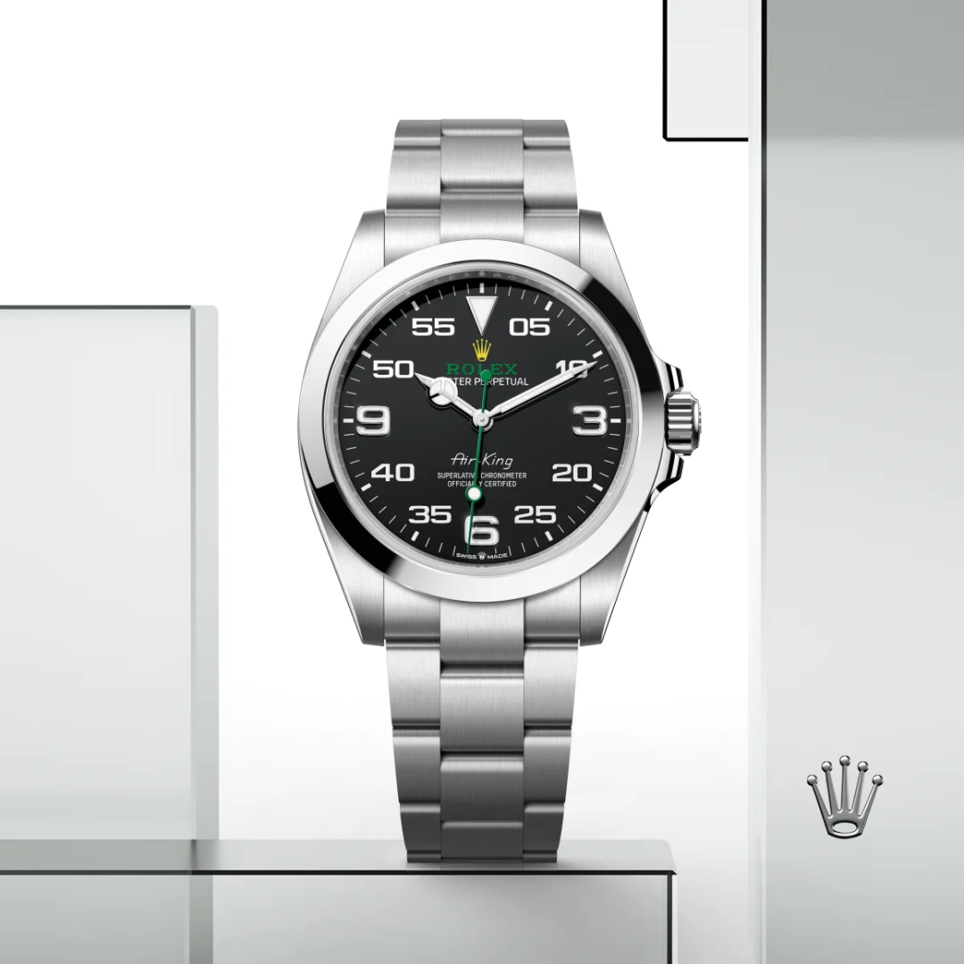 rolex Air-King in Oystersteel, M126900-0001 - underwood jewelers