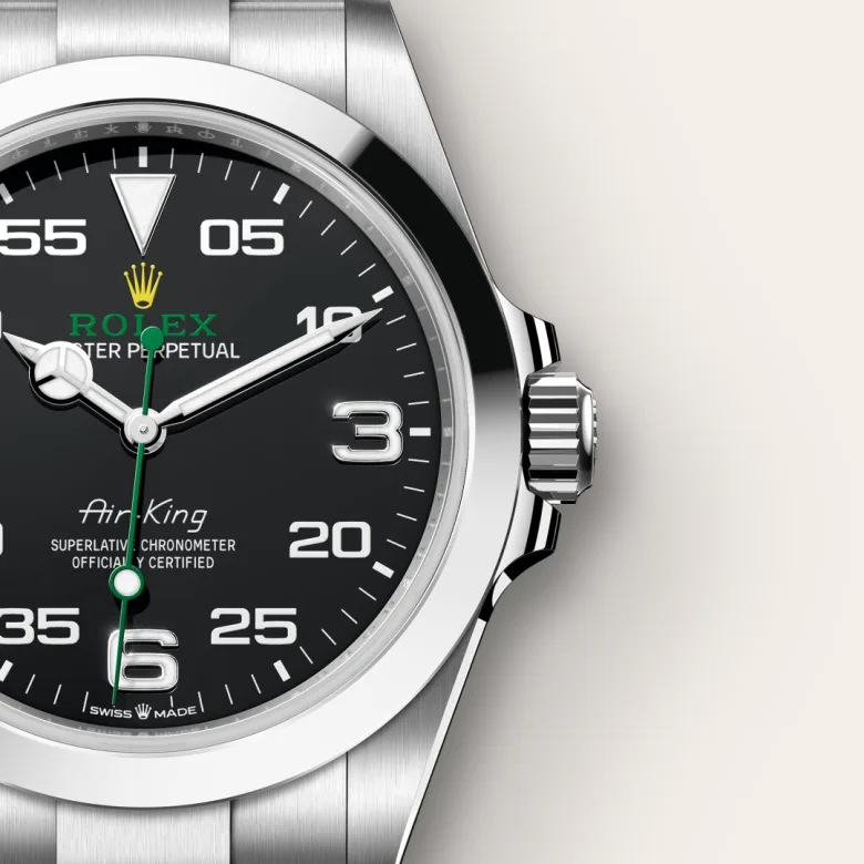 rolex Air-King in Oystersteel, M126900-0001 - underwood jewelers