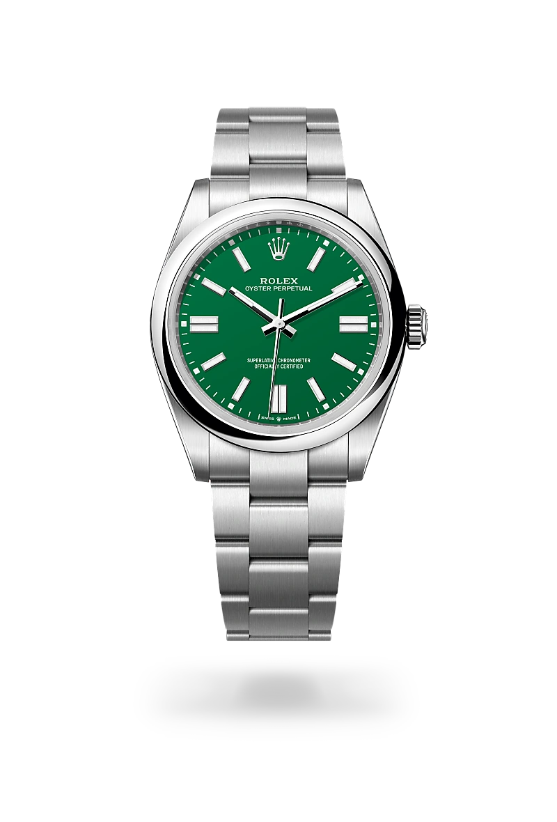rolex Oyster Perpetual in Oystersteel, M134300-0004 - underwood jewelers