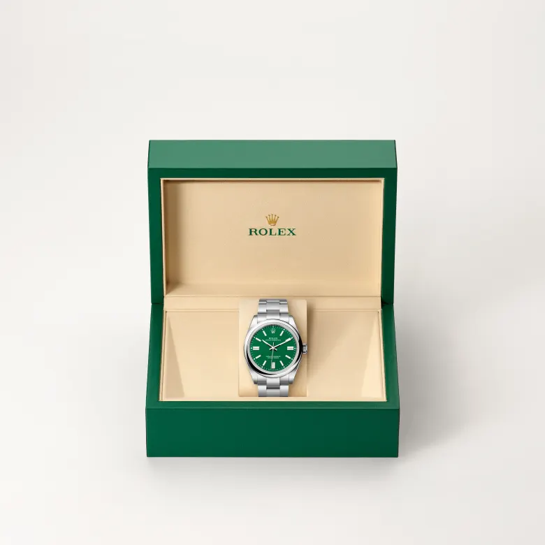 rolex Oyster Perpetual in Oystersteel, M134300-0004 - underwood jewelers