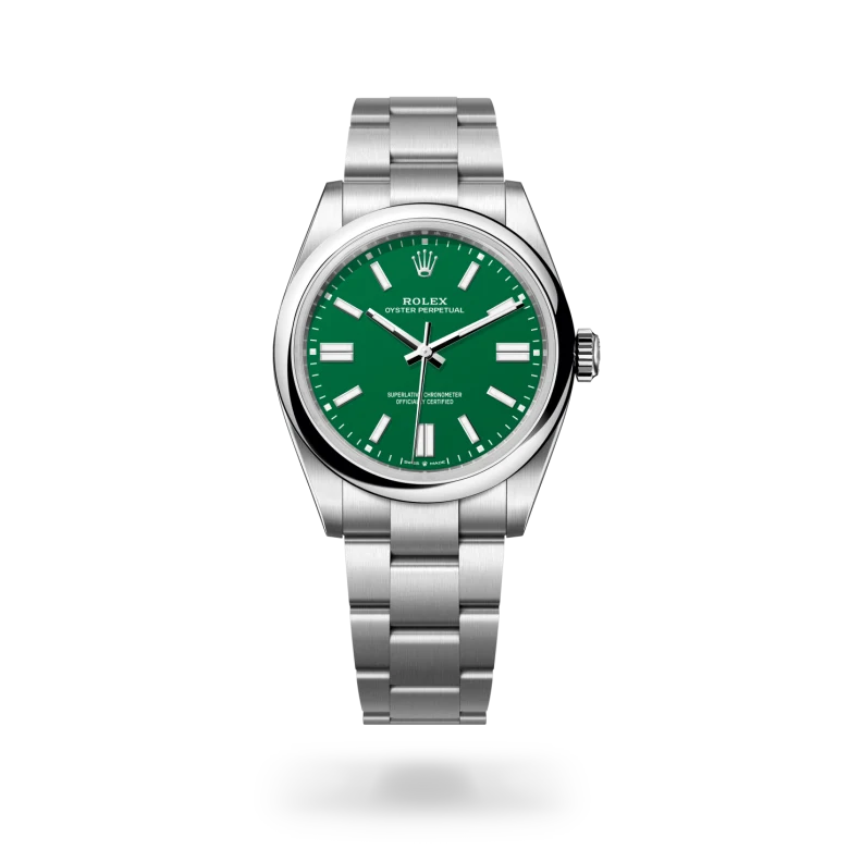 rolex Oyster Perpetual in Oystersteel, M134300-0004 - underwood jewelers