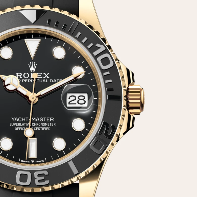 rolex Yacht-Master in 18 kt yellow gold, M226658-0001 - underwood jewelers