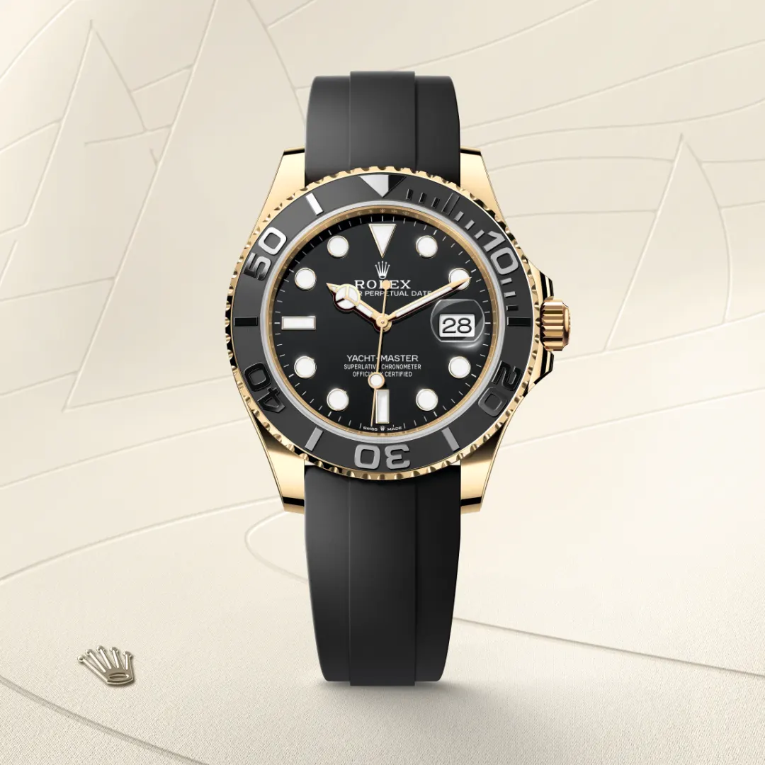 rolex Yacht-Master in 18 kt yellow gold, M226658-0001 - underwood jewelers