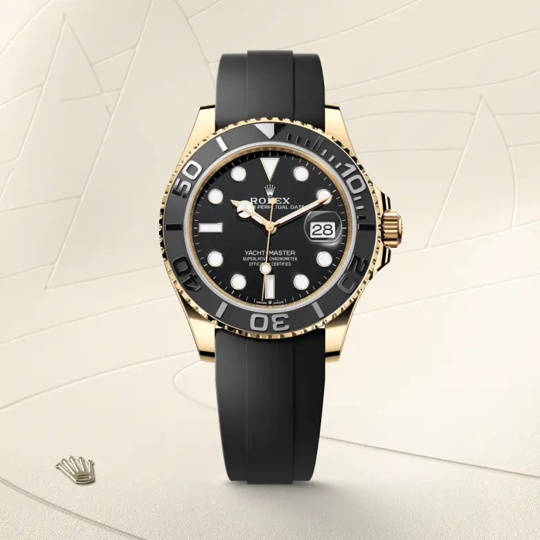 rolex Yacht-Master in 18 kt yellow gold, M226658-0001 - underwood jewelers