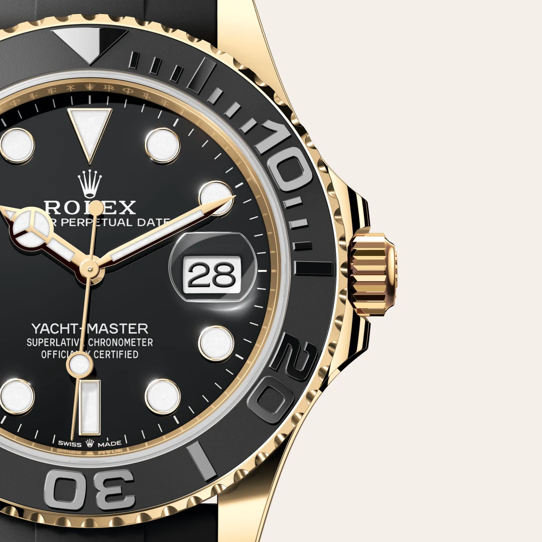 rolex Yacht-Master in 18 kt yellow gold, M226658-0001 - underwood jewelers