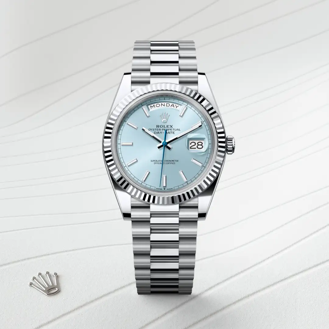 rolex Day-Date in Platinum, M228236-0018 - underwood jewelers