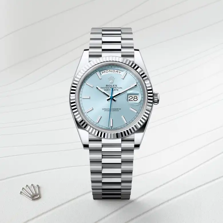rolex Day-Date in Platinum, M228236-0018 - underwood jewelers