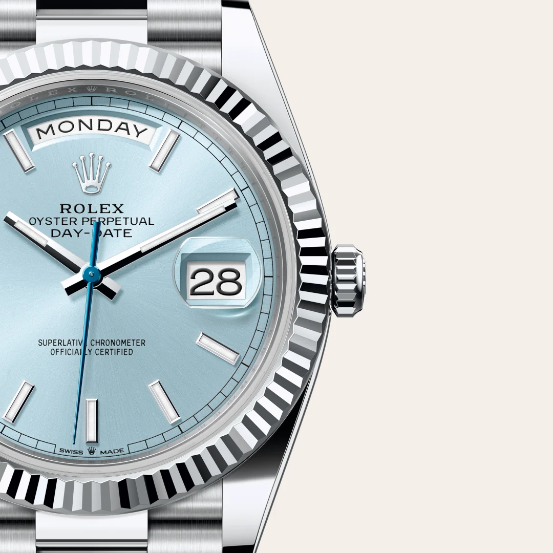 rolex Day-Date in Platinum, M228236-0018 - underwood jewelers