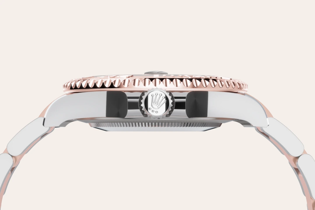 rolex Yacht-Master in Everose Rolesor - combination of Oystersteel and Everose gold, M268621-0003 - underwood jewelers