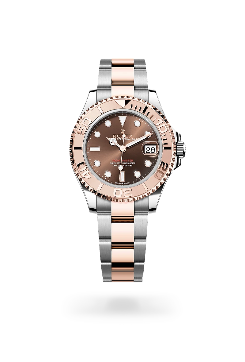 rolex Yacht-Master in Everose Rolesor - combination of Oystersteel and Everose gold, M268621-0003 - underwood jewelers