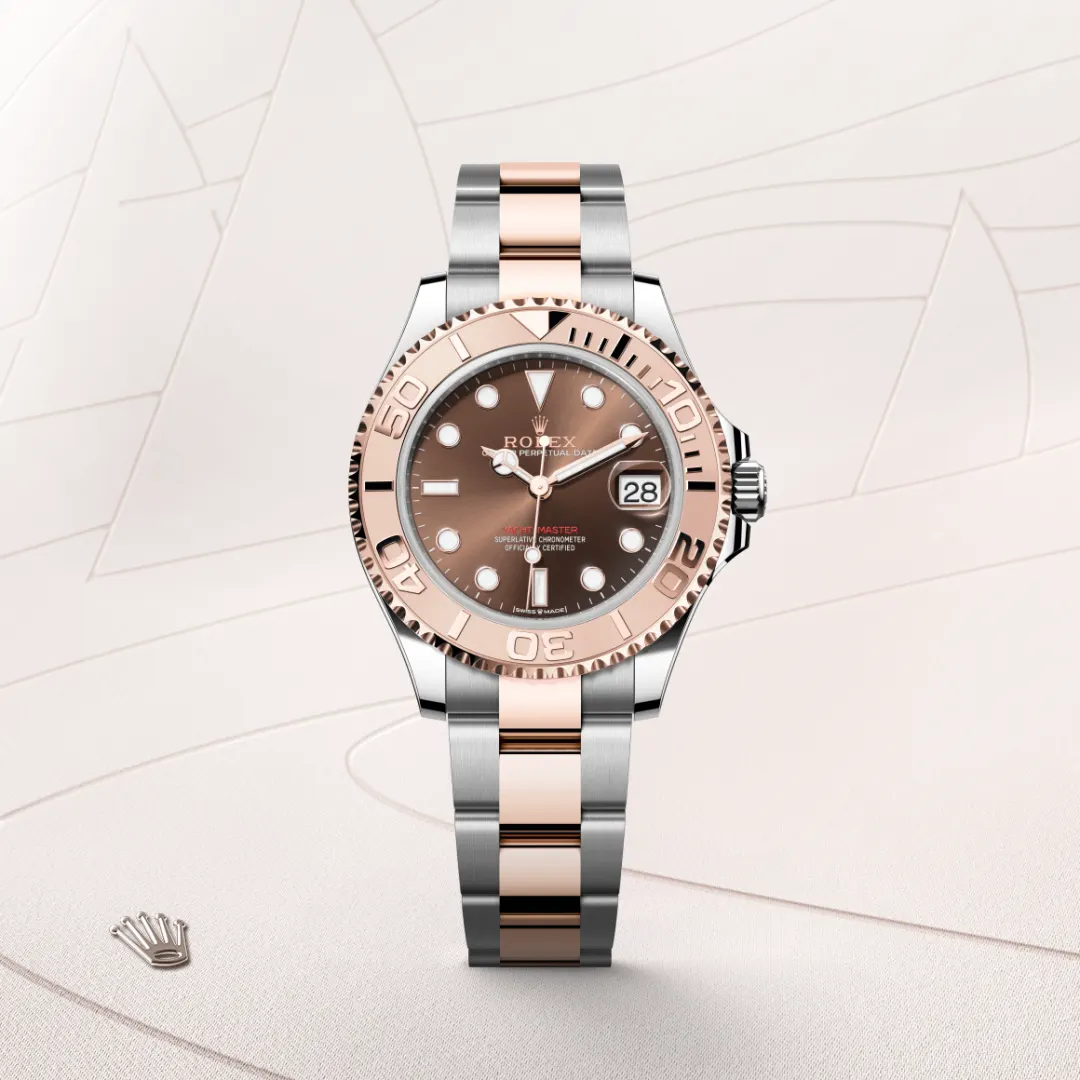 rolex Yacht-Master in Everose Rolesor - combination of Oystersteel and Everose gold, M268621-0003 - underwood jewelers