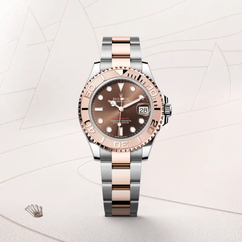 rolex Yacht-Master in Everose Rolesor - combination of Oystersteel and Everose gold, M268621-0003 - underwood jewelers