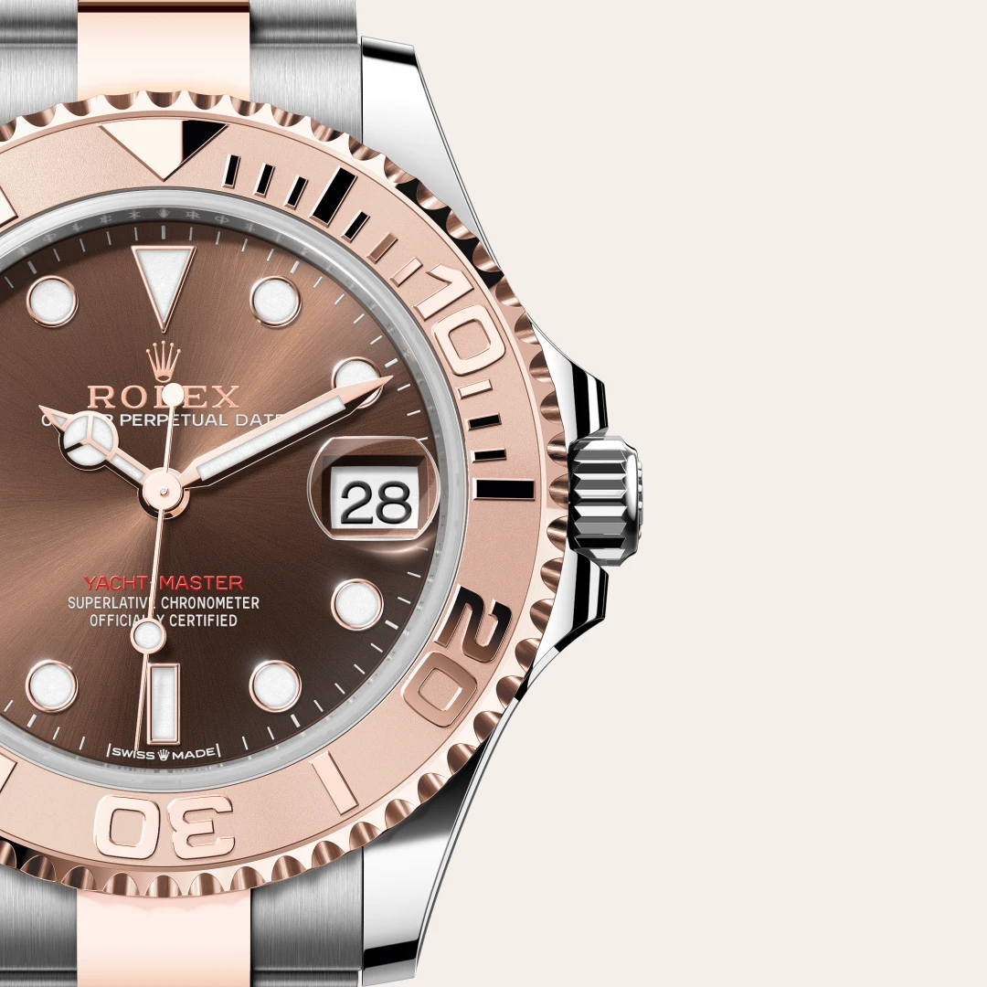 rolex Yacht-Master in Everose Rolesor - combination of Oystersteel and Everose gold, M268621-0003 - underwood jewelers