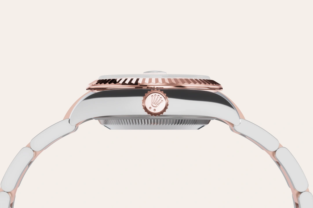 rolex Lady-Datejust in Everose Rolesor - combination of Oystersteel and Everose gold, M279171-0028 - underwood jewelers