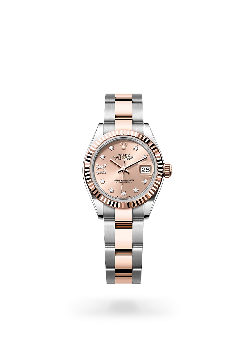 rolex Lady-Datejust in Everose Rolesor - combination of Oystersteel and Everose gold, M279171-0028 - underwood jewelers