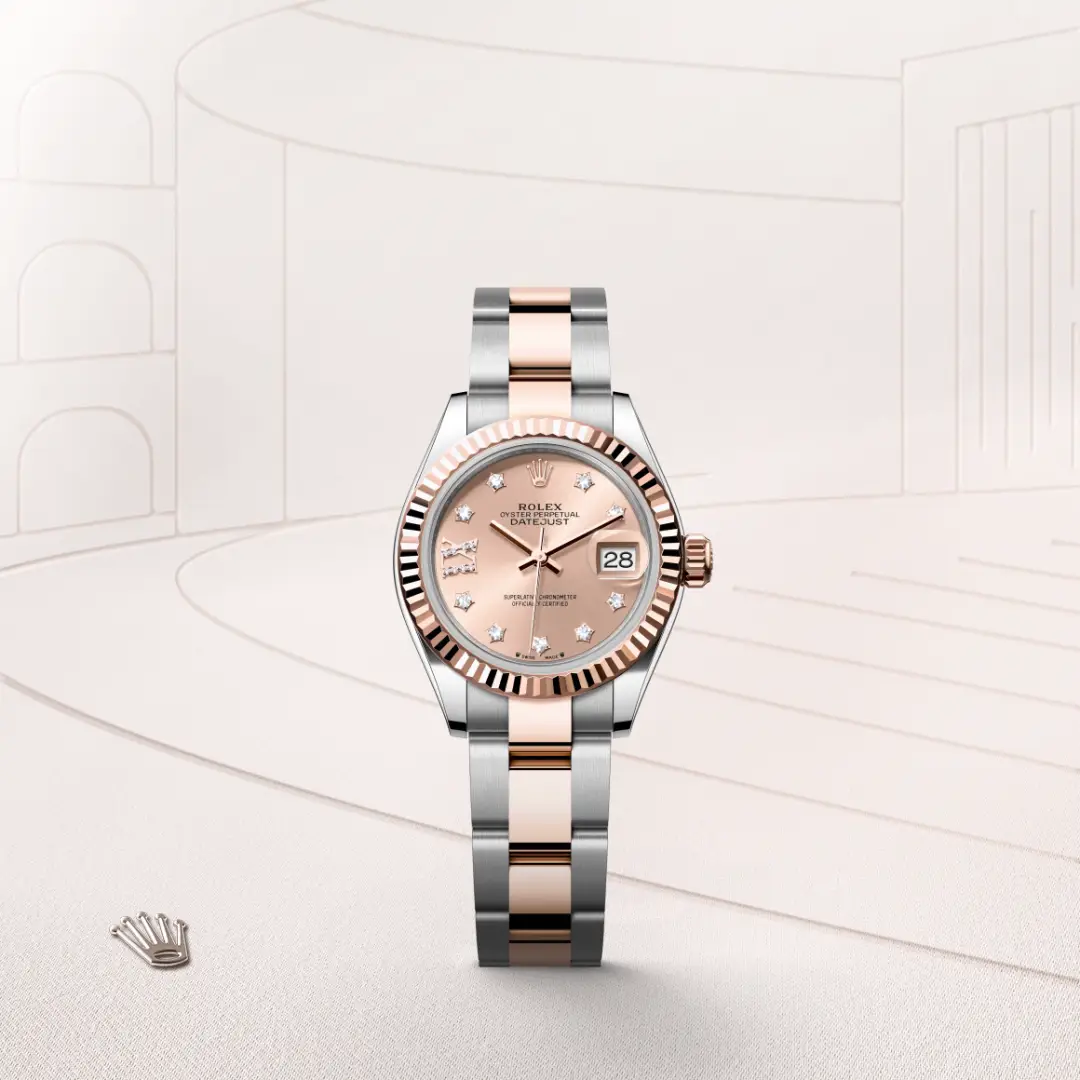 rolex Lady-Datejust in Everose Rolesor - combination of Oystersteel and Everose gold, M279171-0028 - underwood jewelers