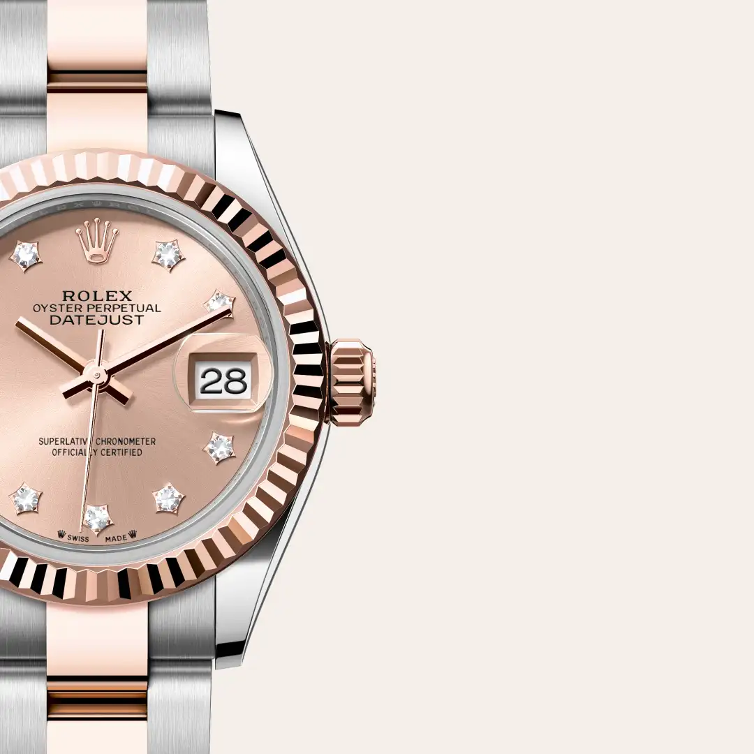 rolex Lady-Datejust in Everose Rolesor - combination of Oystersteel and Everose gold, M279171-0028 - underwood jewelers