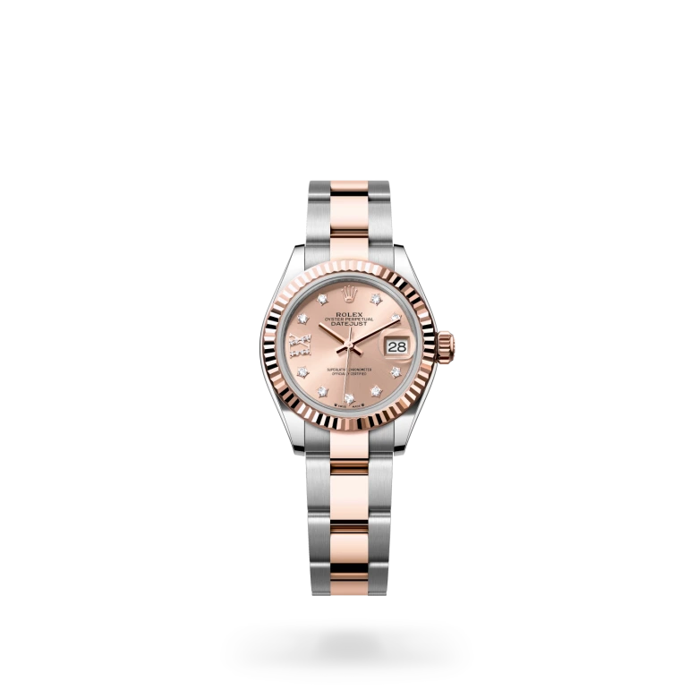 rolex Lady-Datejust in Everose Rolesor - combination of Oystersteel and Everose gold, M279171-0028 - underwood jewelers