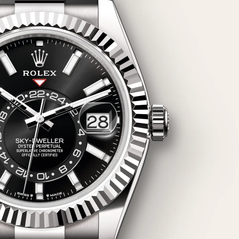 rolex Sky-Dweller in 18 kt white gold, M336239-0002 - underwood jewelers