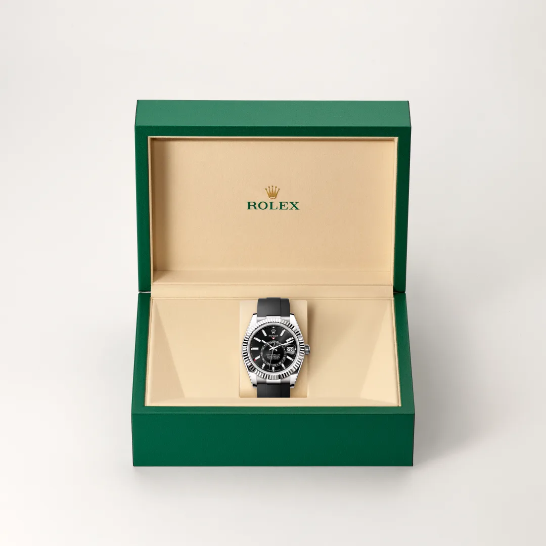 rolex Sky-Dweller in 18 kt white gold, M336239-0002 - underwood jewelers