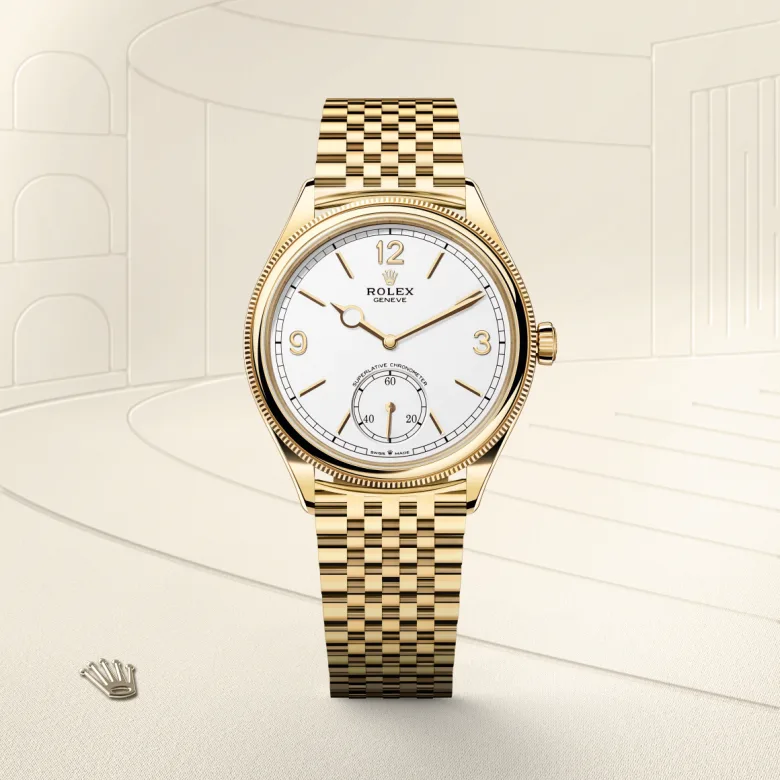 rolex 1908 in 18 kt yellow gold, M52508-0008 - underwood jewelers
