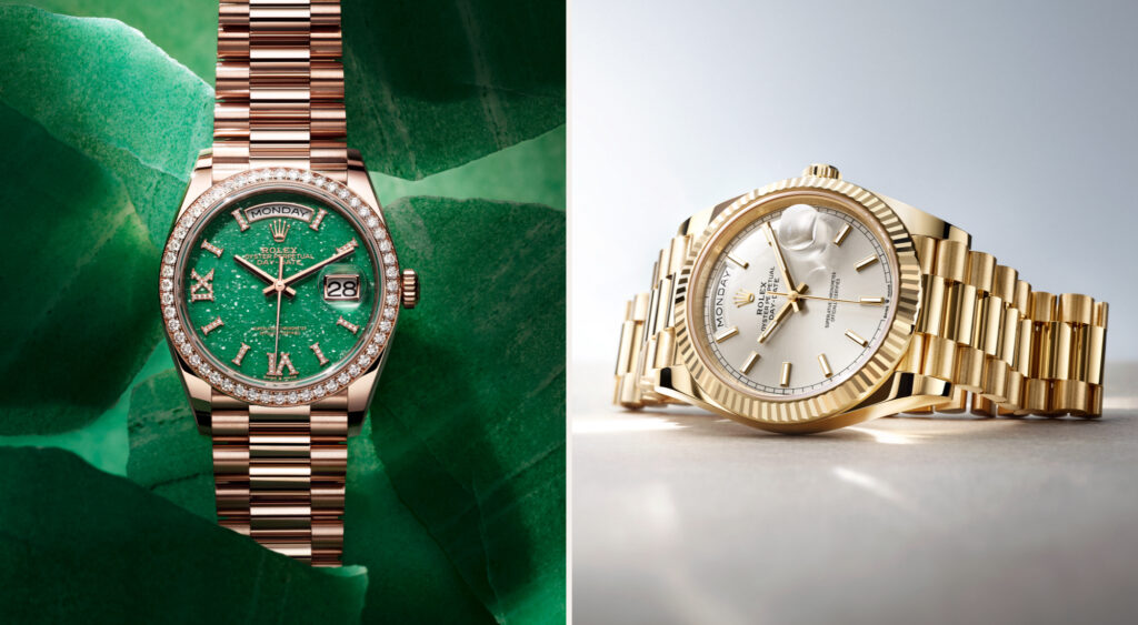 rolex day-date watches - underwood jewelers