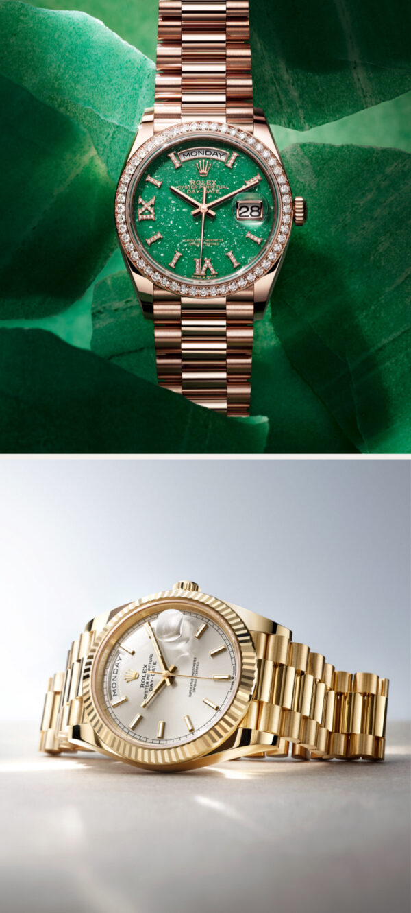 rolex day-date watches - underwood jewelers