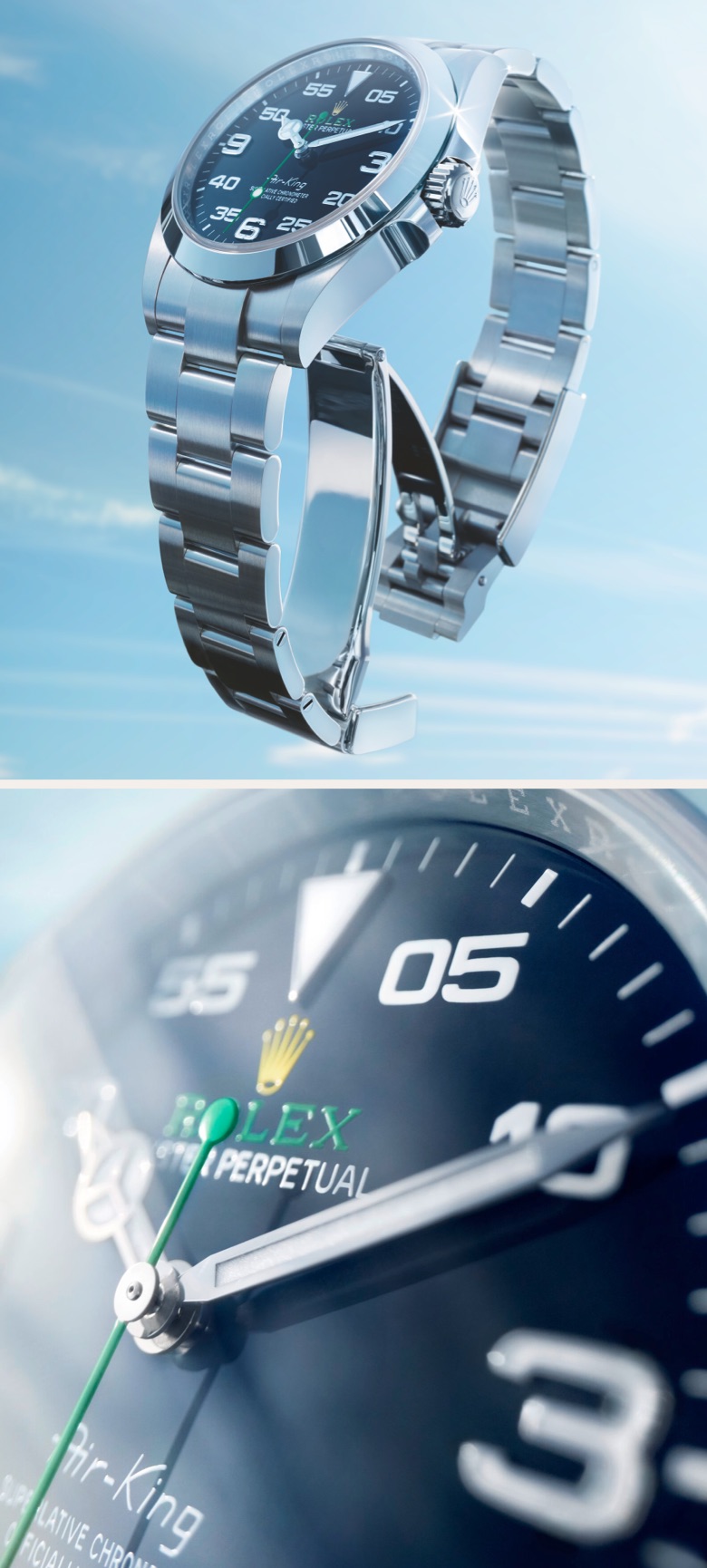 rolex Air-King watches - underwood jewelers