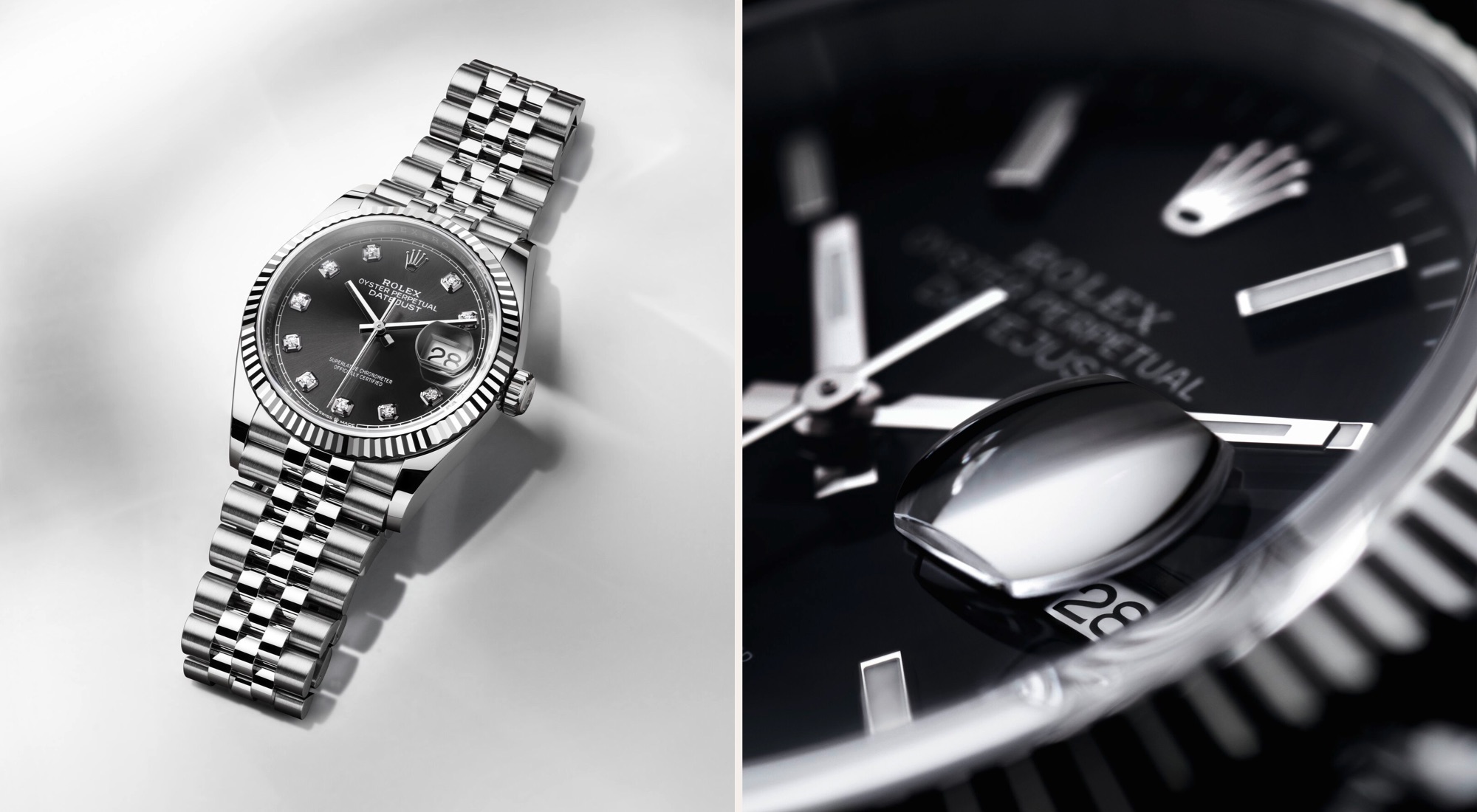 rolex datejust watches - underwood jewelers