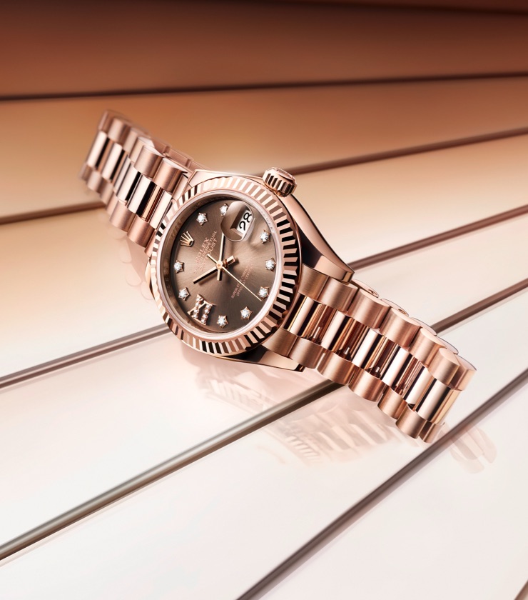 rolex lady-datejust watches - underwood jewelers