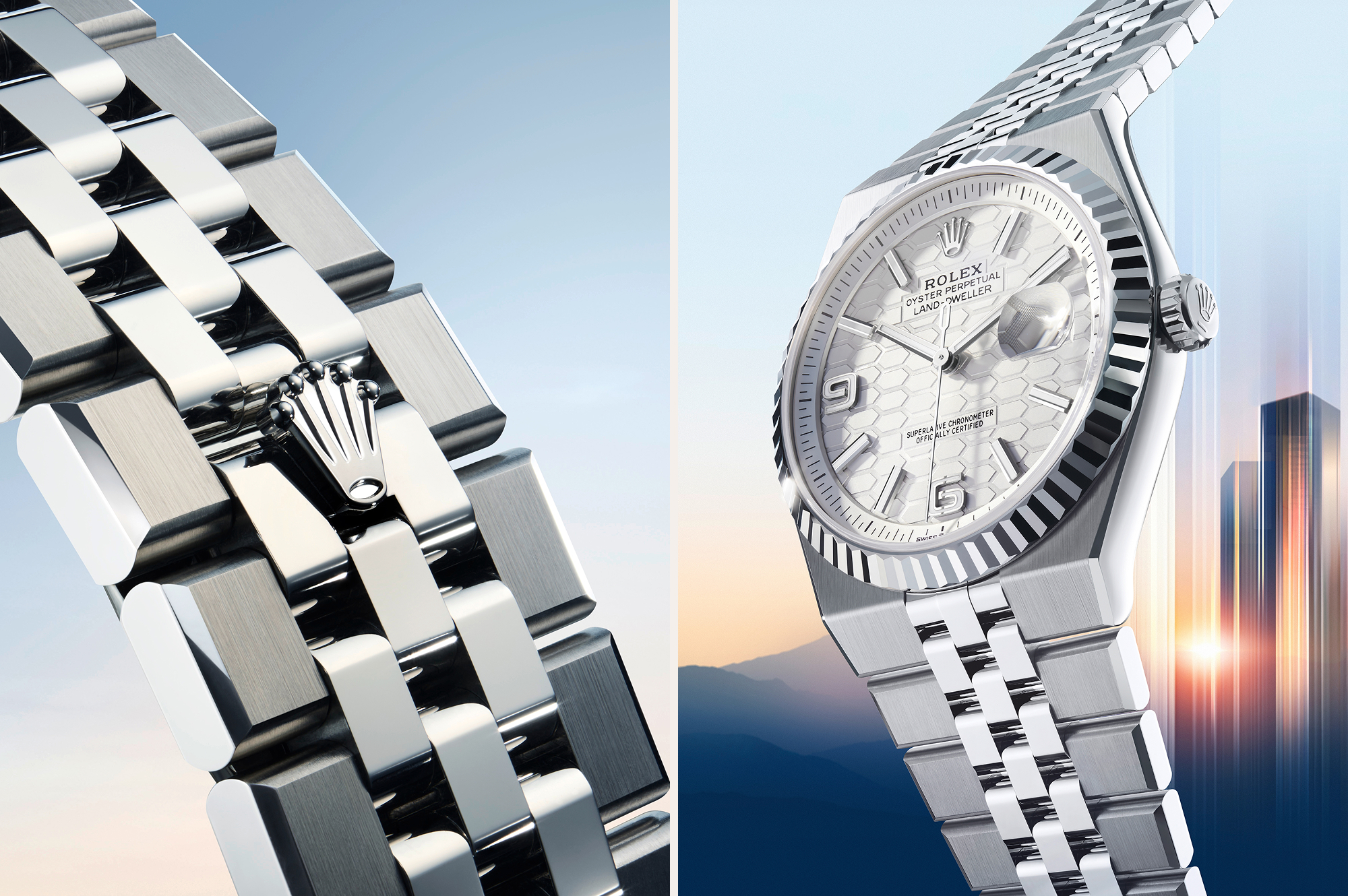 rolex land-dweller watches - underwood jewelers