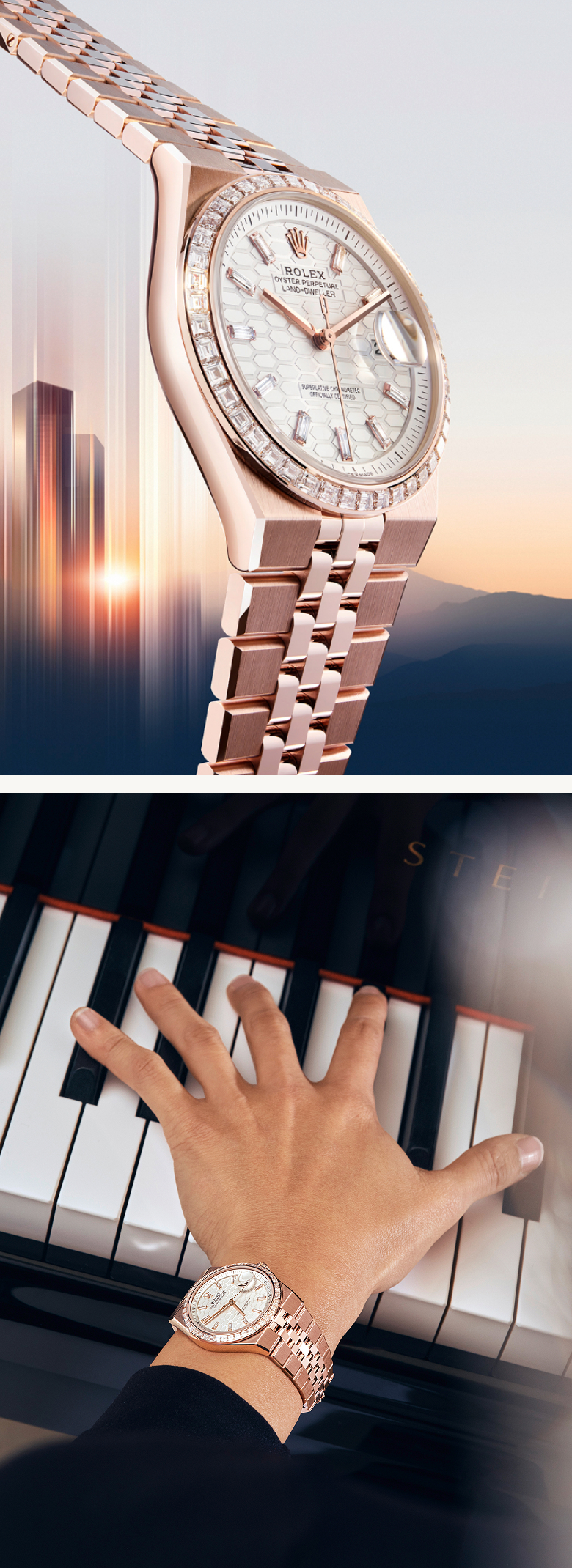 rolex land-dweller watches - underwood jewelers