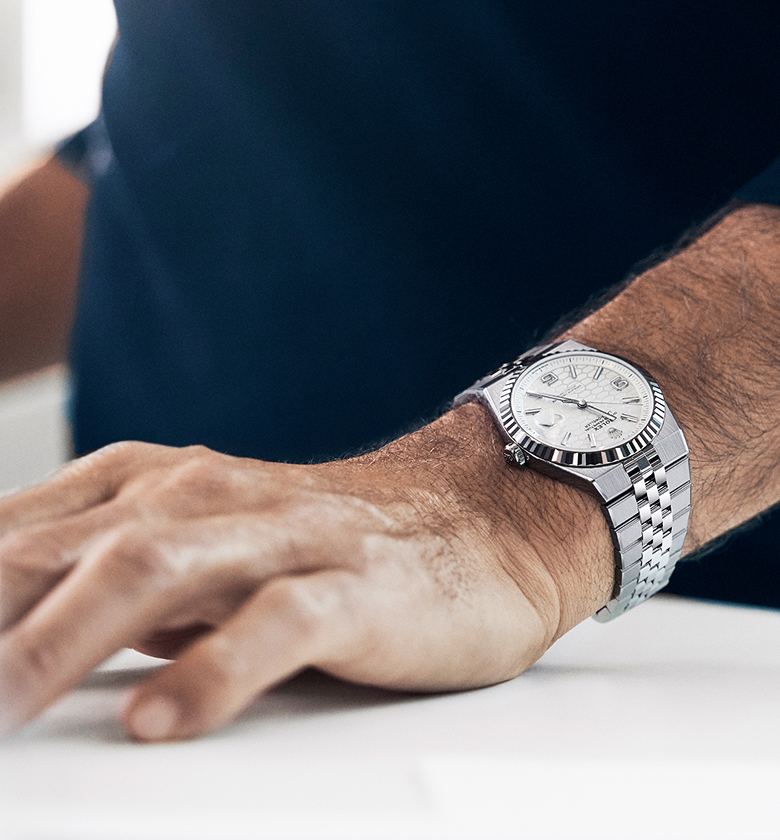 rolex land-dweller watches - underwood jewelers