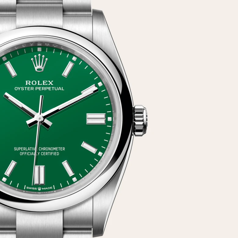 rolex Oyster Perpetual in Oystersteel, M126000-0005 - Underwood Jewelers
