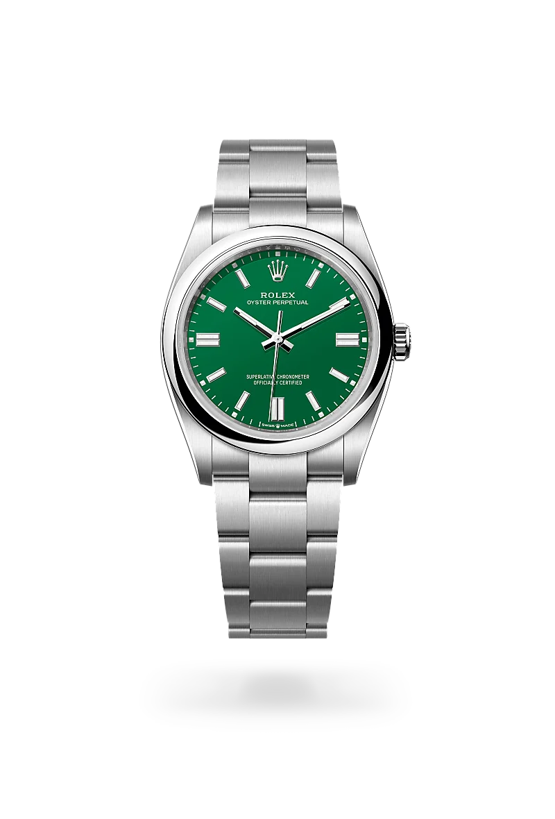 rolex Oyster Perpetual in Oystersteel, M126000-0005 - Underwood Jewelers