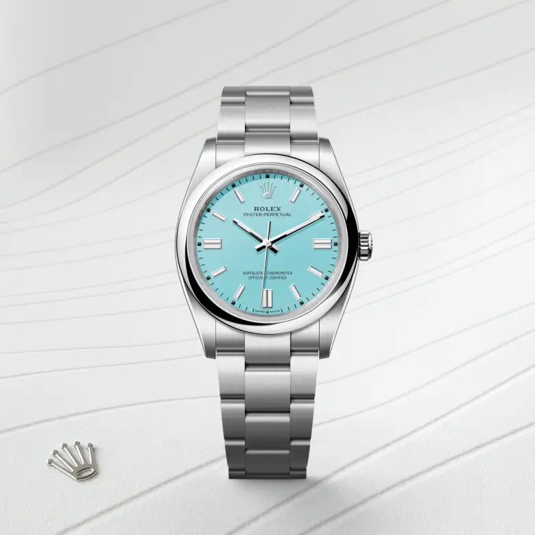 rolex Oyster Perpetual in Oystersteel, M126000-0006 - Underwood Jewelers
