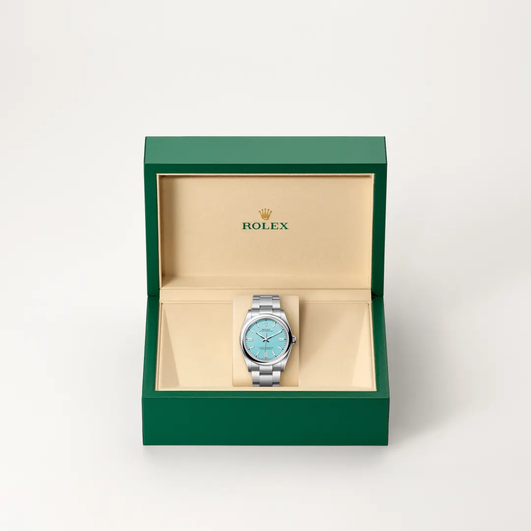 rolex Oyster Perpetual in Oystersteel, M126000-0006 - Underwood Jewelers