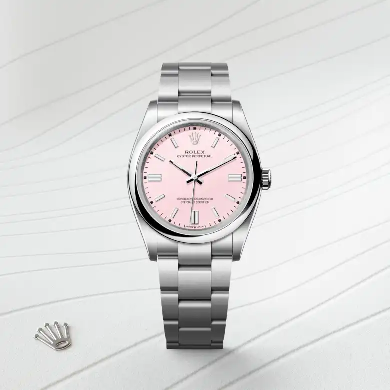 rolex Oyster Perpetual in Oystersteel, M126000-0008 - Underwood Jewelers