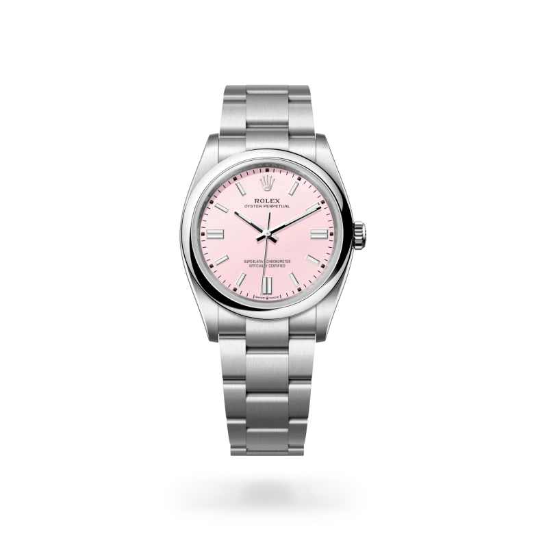 rolex Oyster Perpetual in Oystersteel, M126000-0008 - Underwood Jewelers