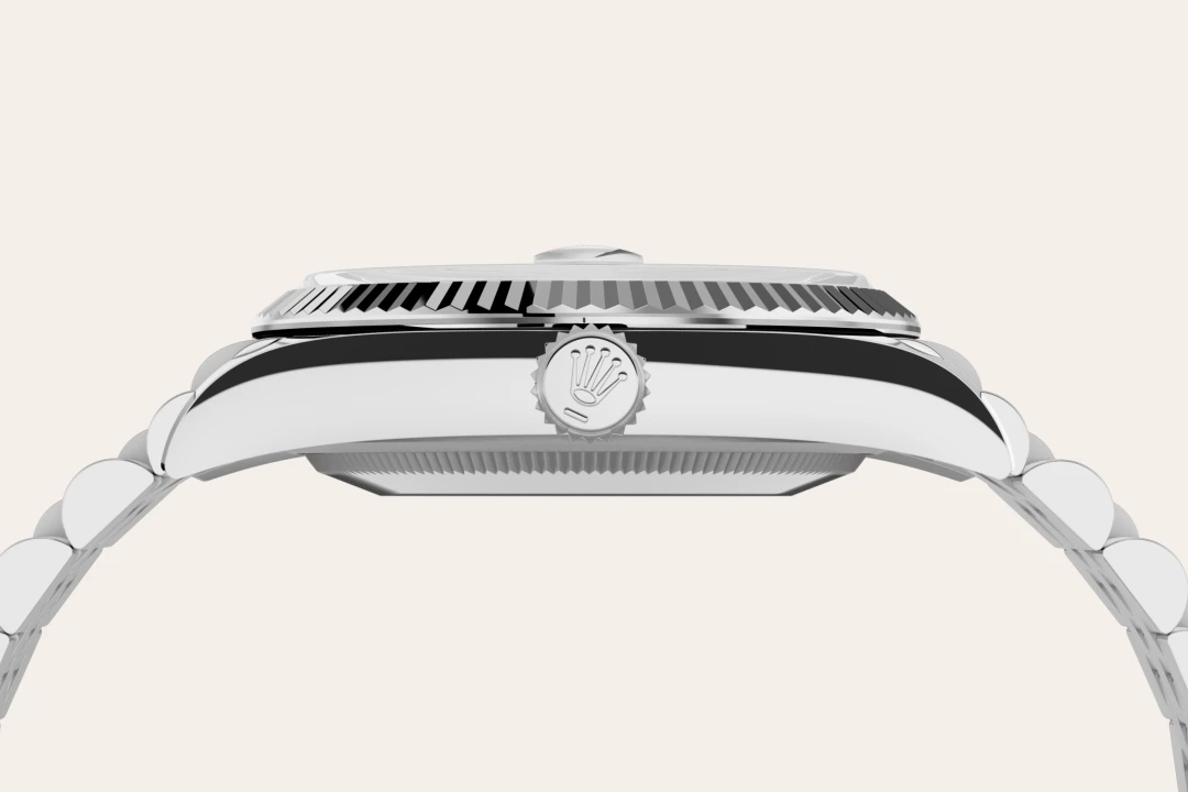 rolex Datejust in White Rolesor - combination of Oystersteel and white gold, M126234-0045 - Underwood Jewelers