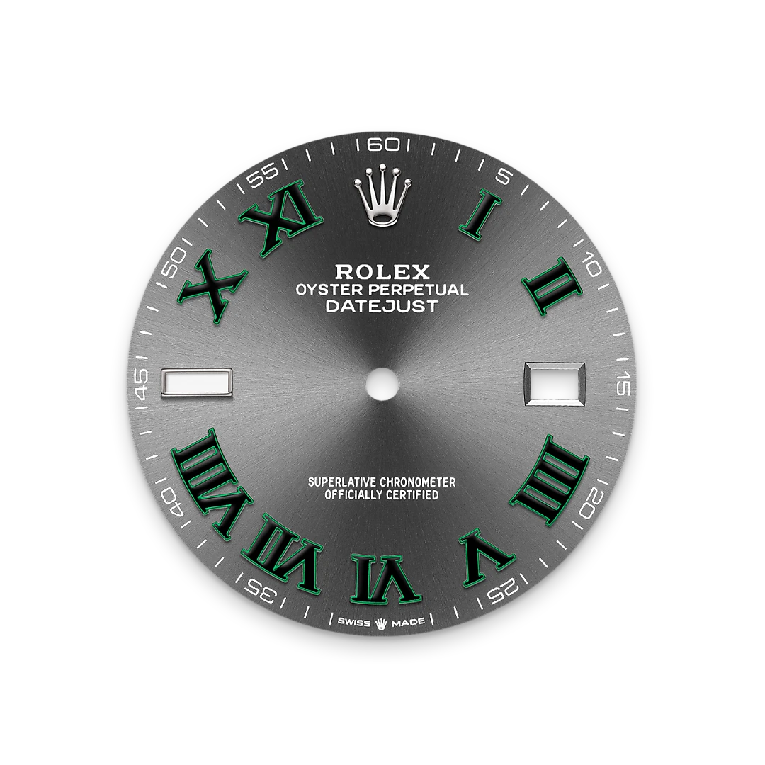 rolex Datejust in White Rolesor - combination of Oystersteel and white gold, M126334-0022 - Underwood Jewelers