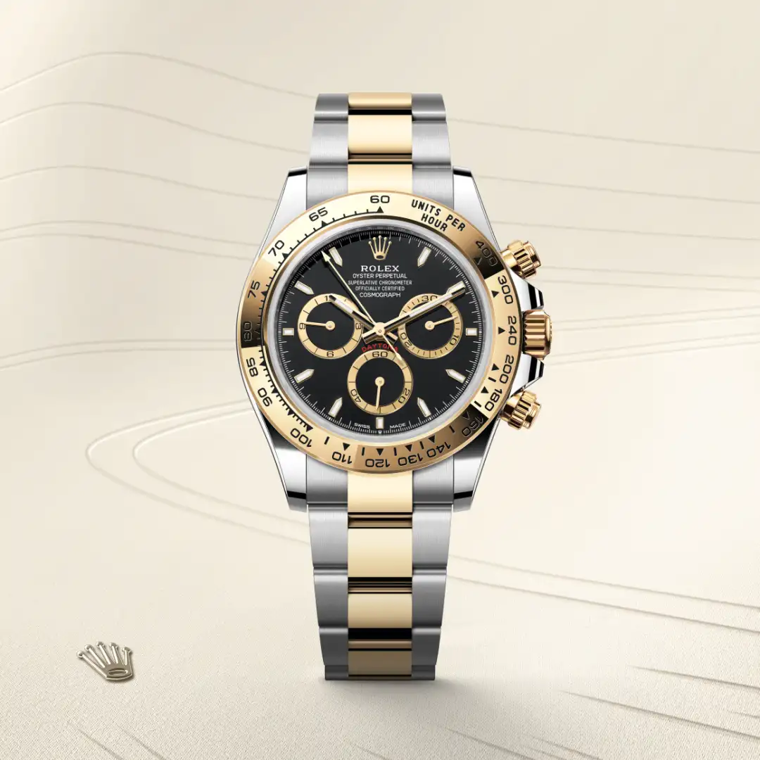 rolex Cosmograph Daytona in Yellow Rolesor - combination of Oystersteel and yellow gold, M126503-0003 - Underwood Jewelers