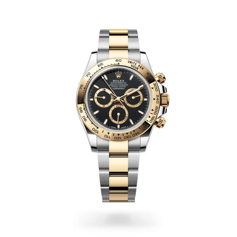 rolex Cosmograph Daytona in Yellow Rolesor - combination of Oystersteel and yellow gold, M126503-0003 - Underwood Jewelers