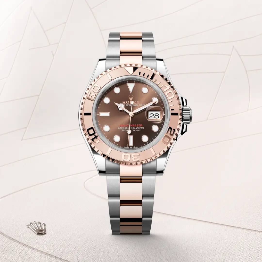 rolex Yacht-Master in Everose Rolesor - combination of Oystersteel and Everose gold, M126621-0001 - Underwood Jewelers