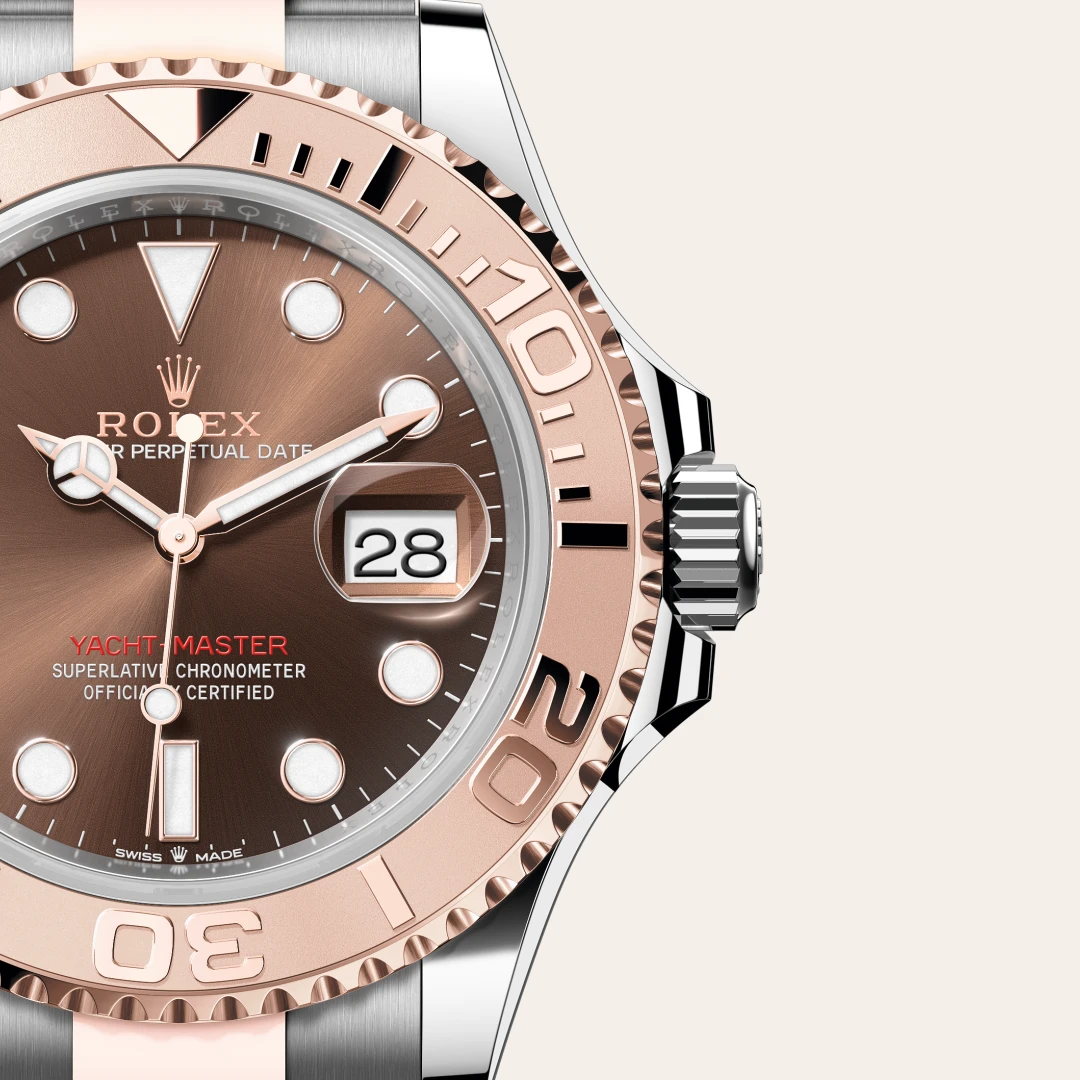 rolex Yacht-Master in Everose Rolesor - combination of Oystersteel and Everose gold, M126621-0001 - Underwood Jewelers