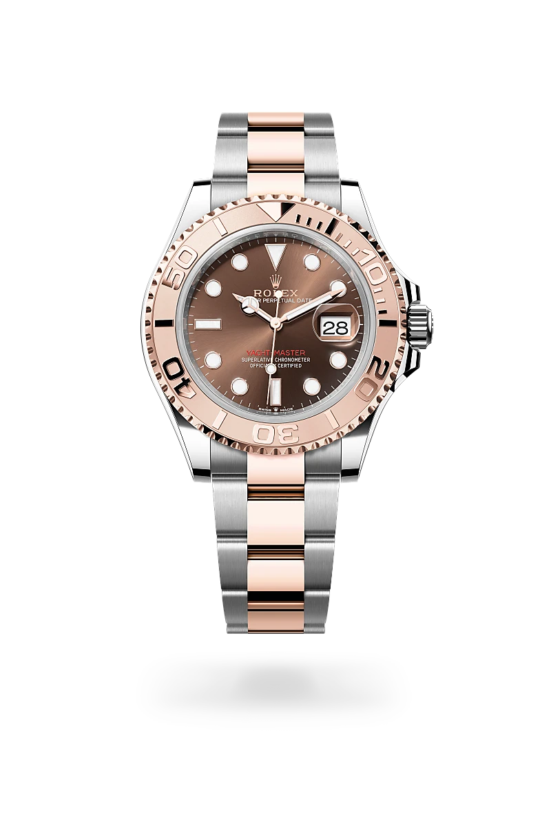 rolex Yacht-Master in Everose Rolesor - combination of Oystersteel and Everose gold, M126621-0001 - Underwood Jewelers
